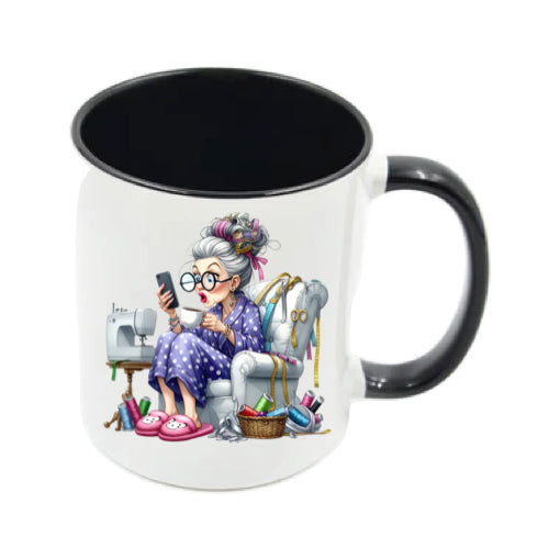 Mug - 11oz - Funny Crafting Grandma 3
