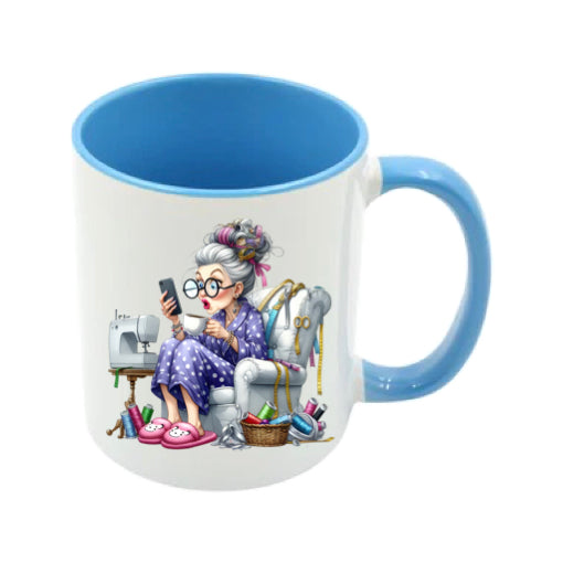 Mug - 11oz - Funny Crafting Grandma 3