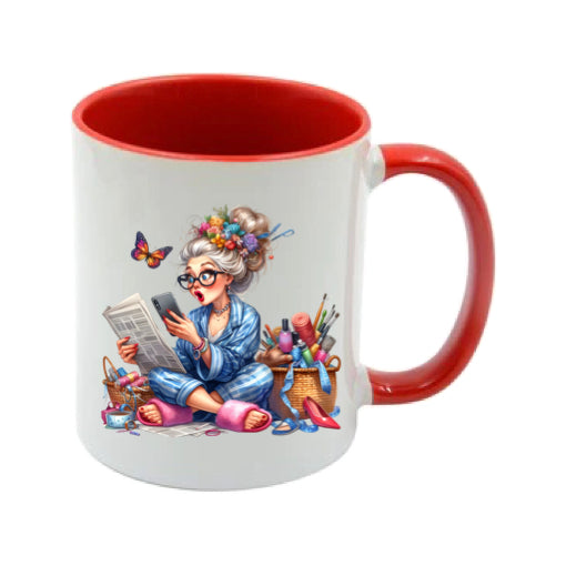 Mug - 11oz - Funny Crafting Grandma 4