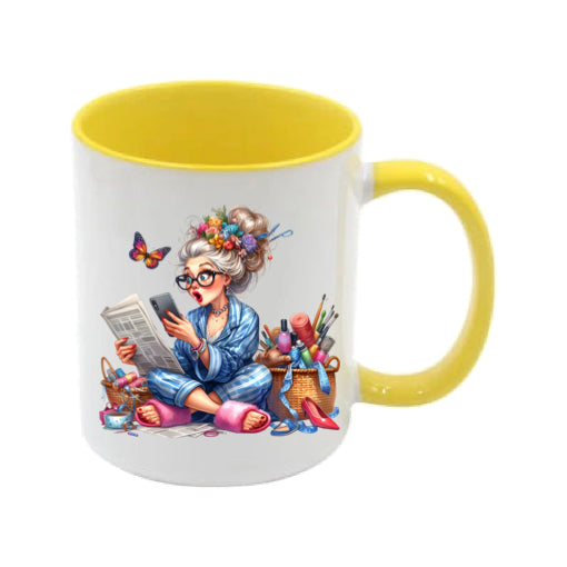 Mug - 11oz - Funny Crafting Grandma 4