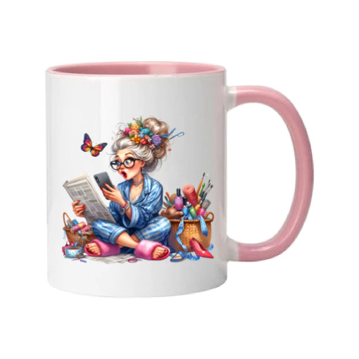 Mug - 11oz - Funny Crafting Grandma 4