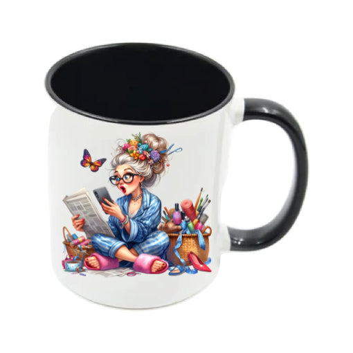 Mug - 11oz - Funny Crafting Grandma 4