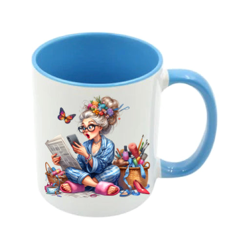 Mug - 11oz - Funny Crafting Grandma 4