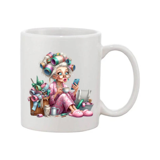Mug - 11oz - Funny Crafting Grandma 5