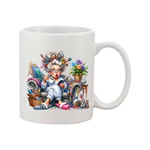 Mug - 11oz - Funny Crafting Grandma 6