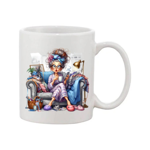 Mug - 11oz - Funny Crafting Grandma 9