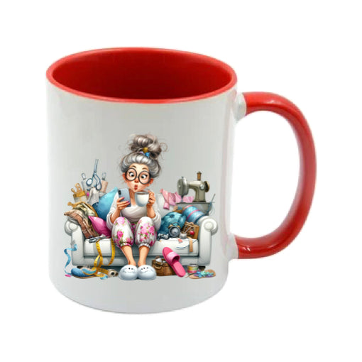 Mug - 11oz - Funny Crafting Grandma 10