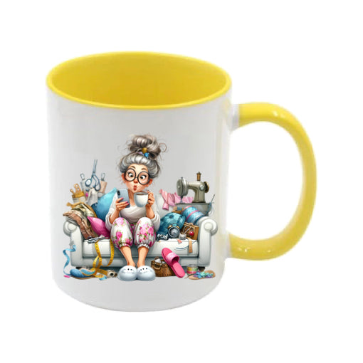 Mug - 11oz - Funny Crafting Grandma 10