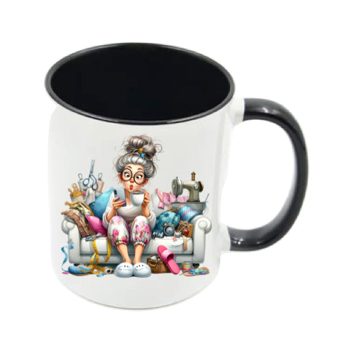 Mug - 11oz - Funny Crafting Grandma 10
