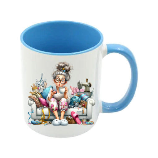 Mug - 11oz - Funny Crafting Grandma 10