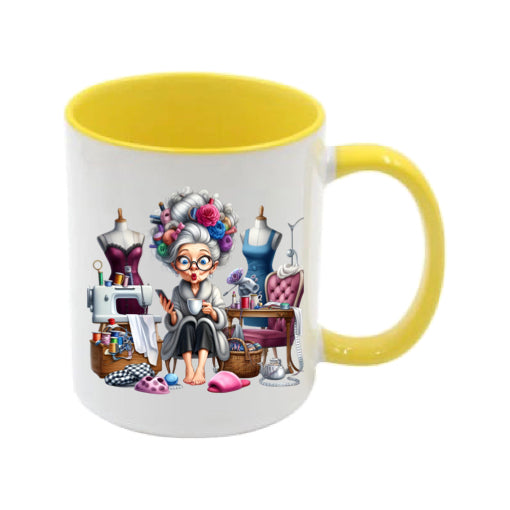Mug - 11oz - Funny Crafting Grandma 11