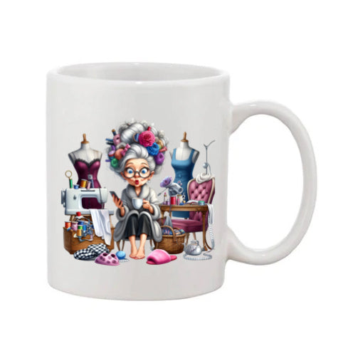 Mug - 11oz - Funny Crafting Grandma 11
