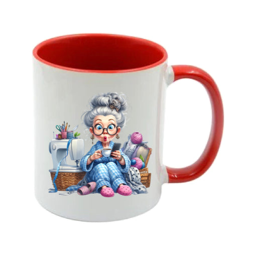 Mug - 11oz - Funny Crafting Grandma 12