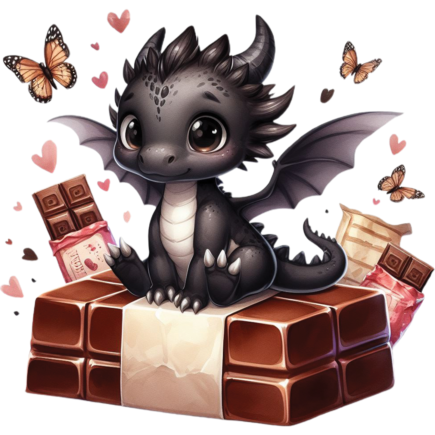 Kids - Baby Dragons with Sweet Treats - Images x28