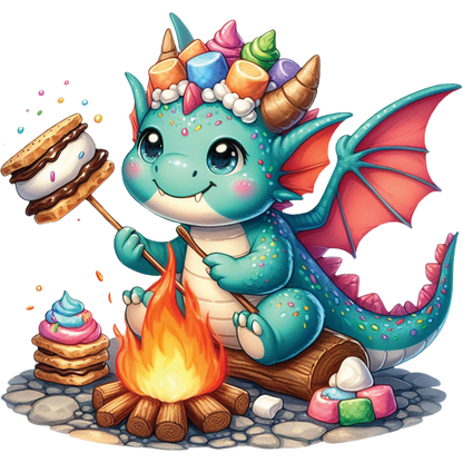 Kids - Baby Dragons with Sweet Treats - Images x28