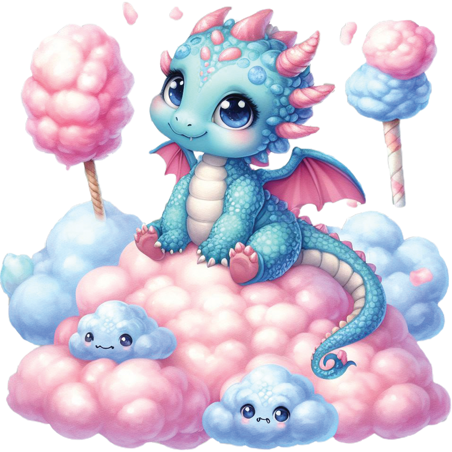 Kids - Baby Dragons with Sweet Treats - Images x28