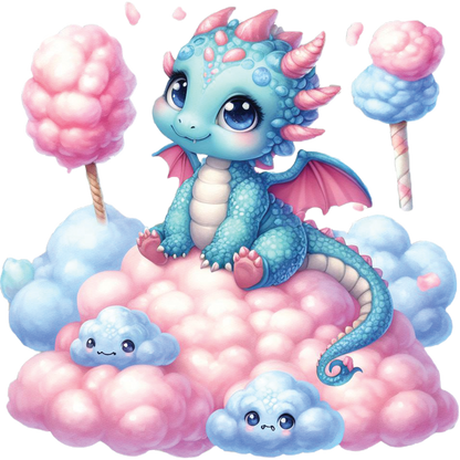 Kids - Baby Dragons with Sweet Treats - Images x28