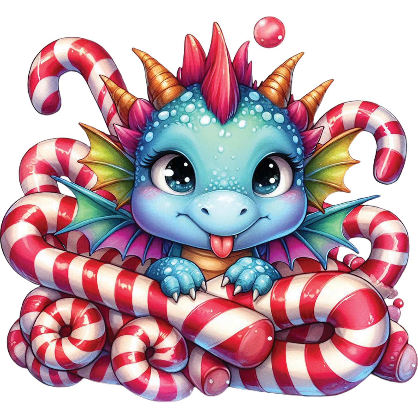 Kids - Baby Dragons with Sweet Treats - Images x28