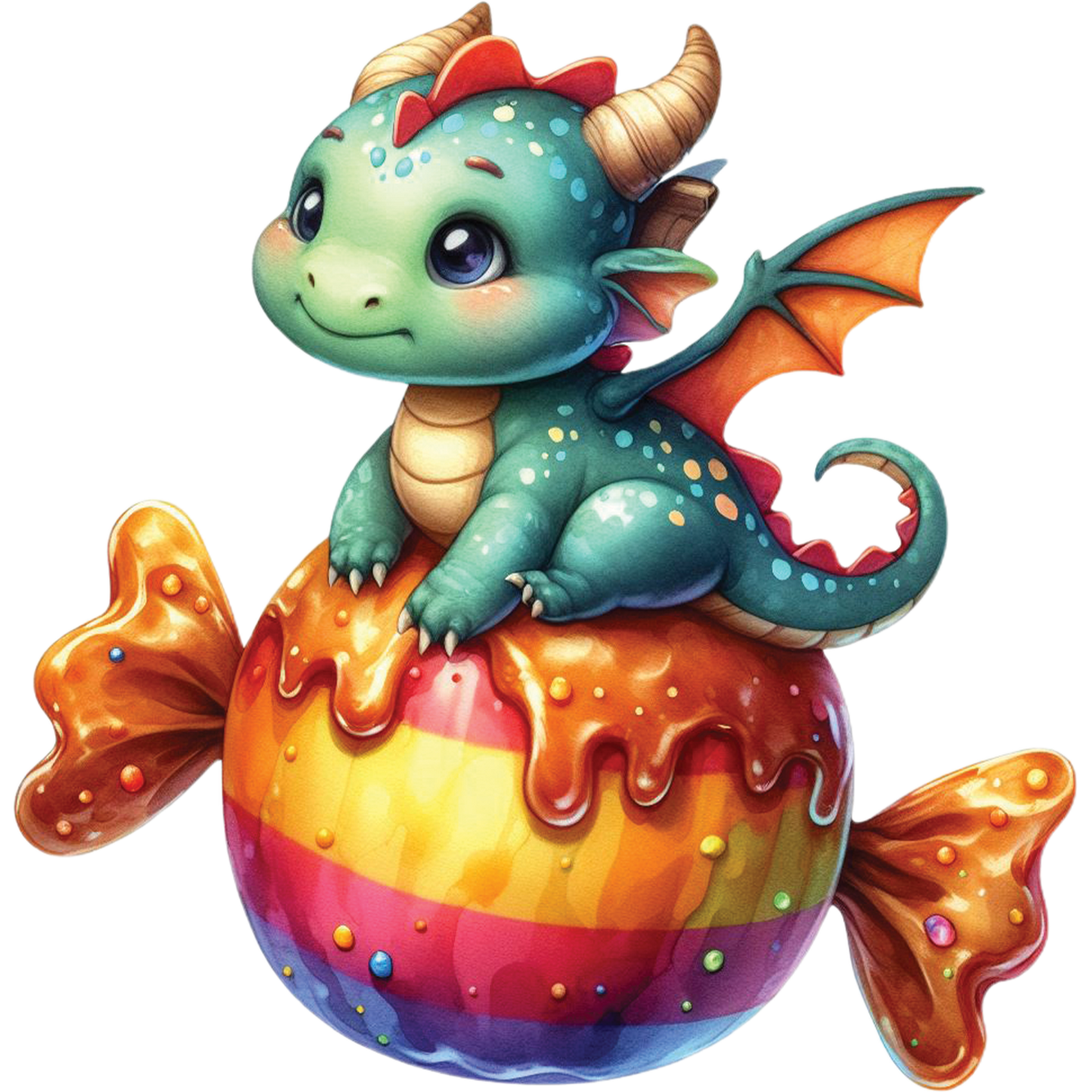 Kids - Baby Dragons with Sweet Treats - Images x28