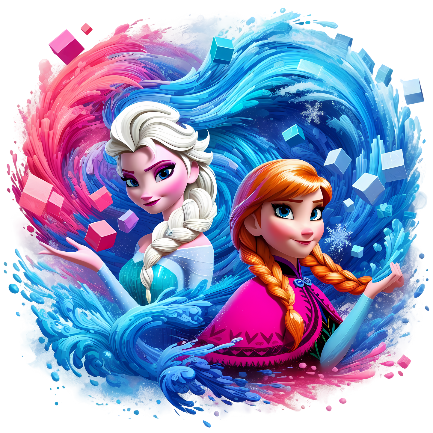 Kids - Frozen - Elsa & Anna - Images x6