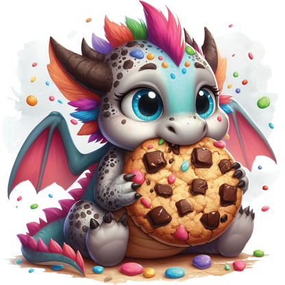 Kids - Baby Dragons with Sweet Treats - Images x28