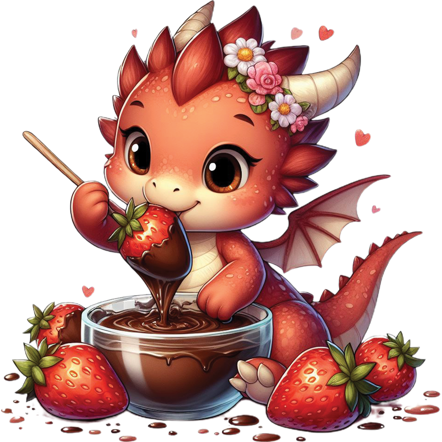 Kids - Baby Dragons with Sweet Treats - Images x28