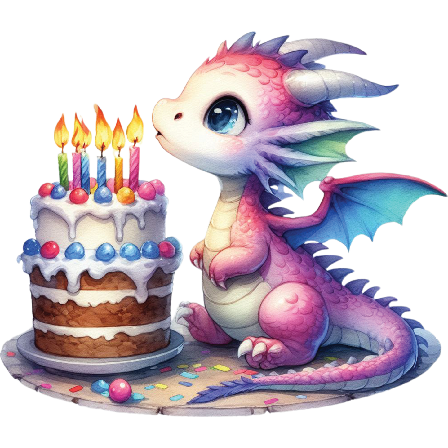 Kids - Baby Dragons with Sweet Treats - Images x28
