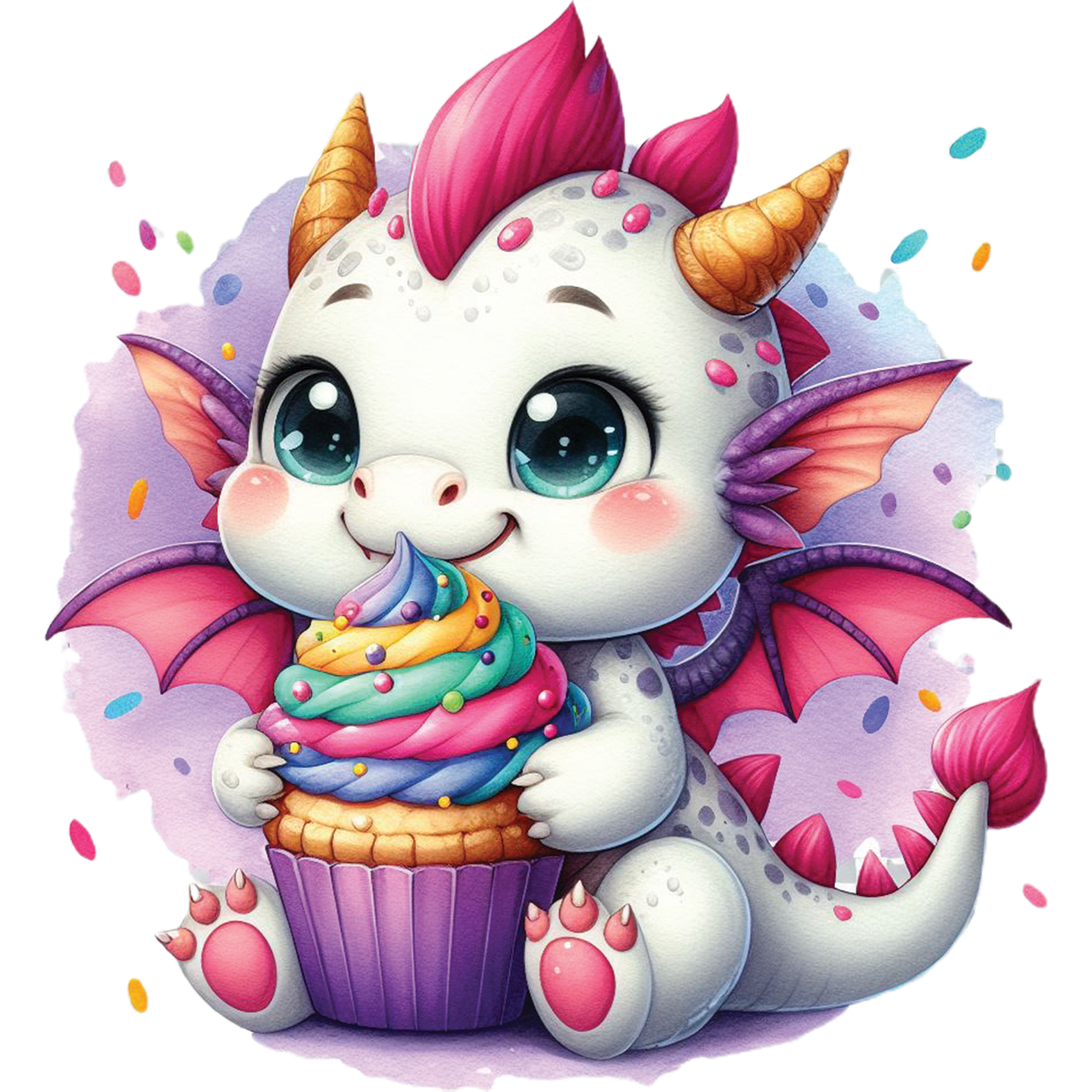Kids - Baby Dragons with Sweet Treats - Images x28