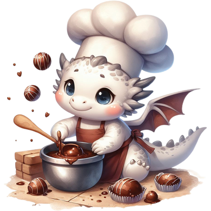 Kids - Baby Dragons with Sweet Treats - Images x28