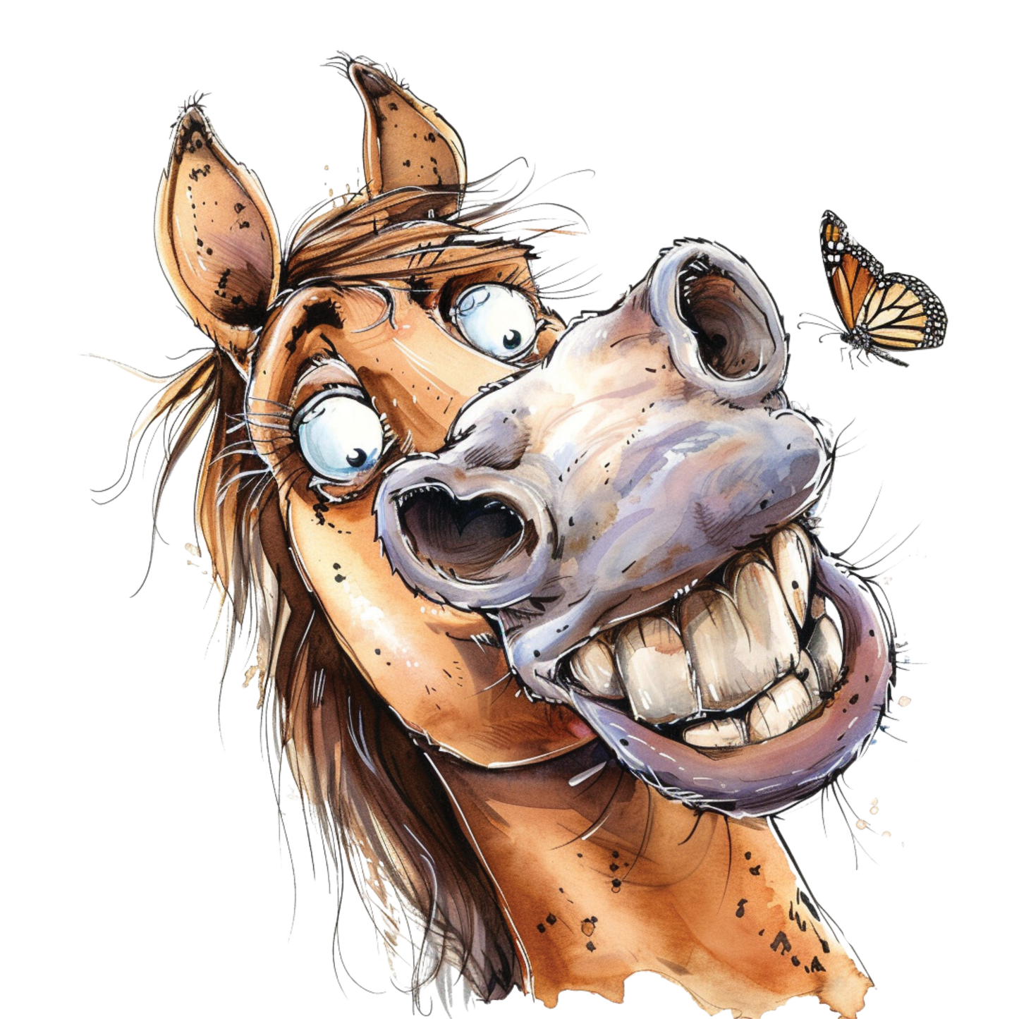 Kids - Horses - 12x cartoon images