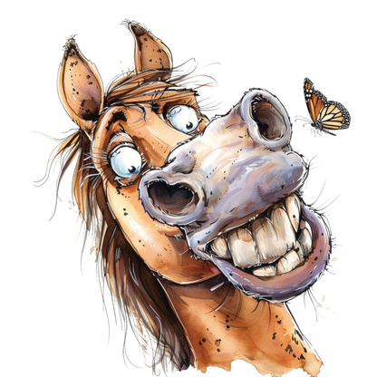 Kids - Horses - 12x cartoon images