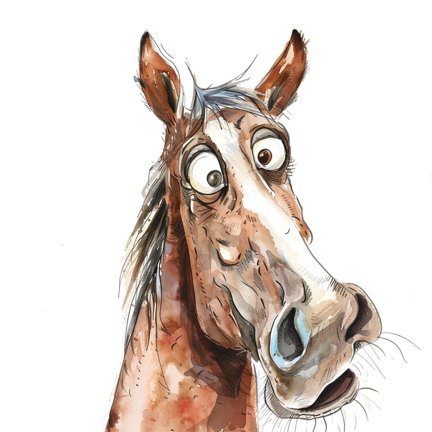 Kids - Horses - 12x cartoon images