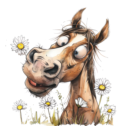 Kids - Horses - 12x cartoon images
