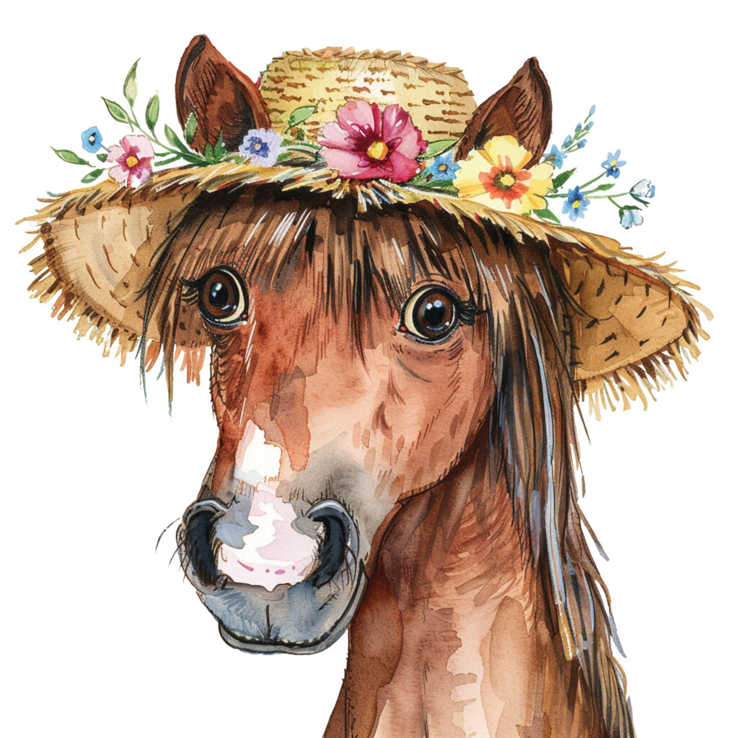 Kids - Horses - 12x cartoon images