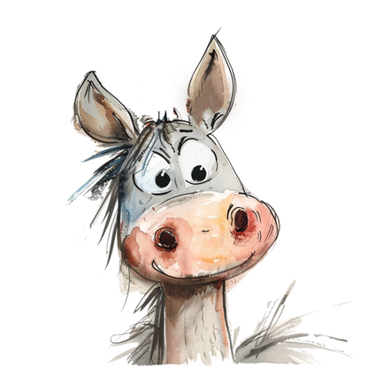 Kids - Horses - 12x cartoon images