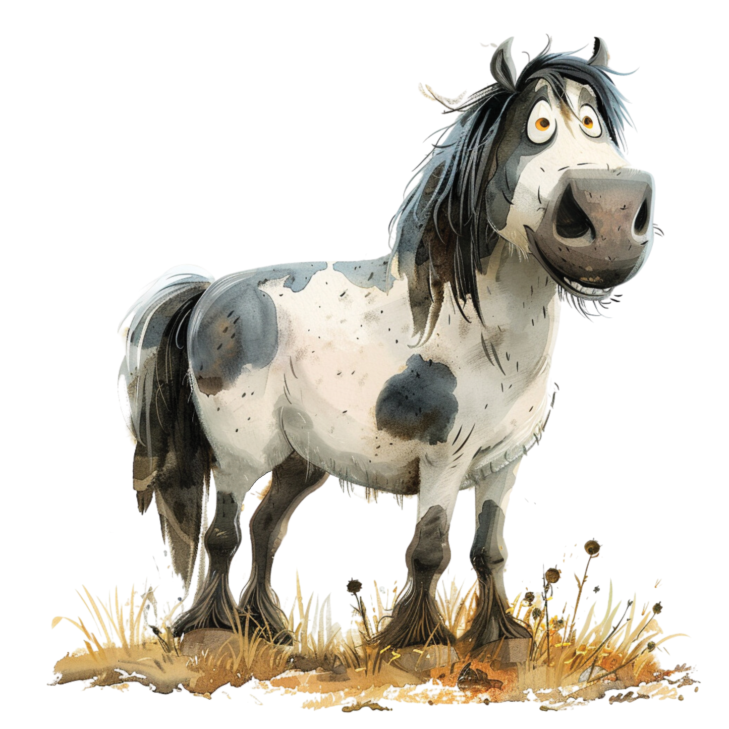 Kids - Horses - 12x cartoon images