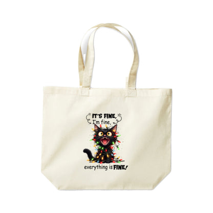 Cotton Tote Bags 18ltr-  Sarcastic Quotes with Cats