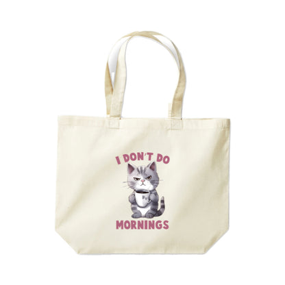 Cotton Tote Bags 18ltr-  Sarcastic Quotes with Cats