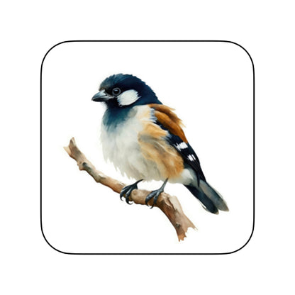 Coasters of Birds - Black & Brown