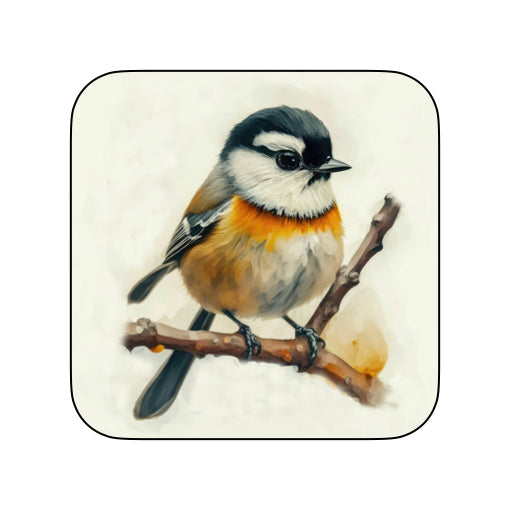 Coasters of Birds - Black & Brown