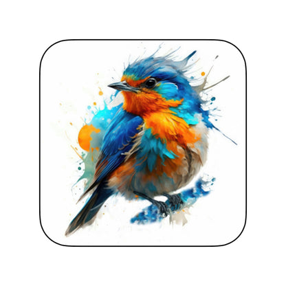 Coasters of Birds - Blue & Orange
