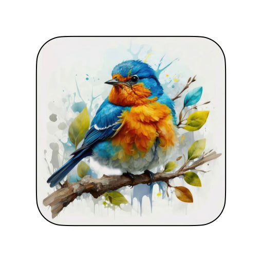 Coasters of Birds - Blue & Orange