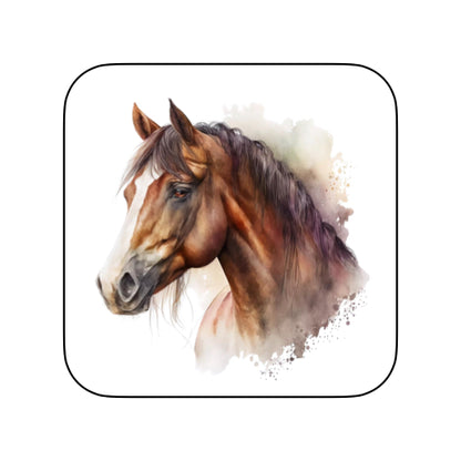 Coasters of Watercolour Horses