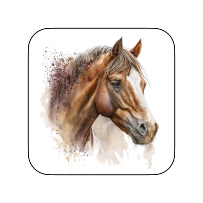 Coasters of Watercolour Horses