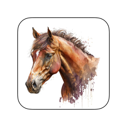 Coasters of Watercolour Horses
