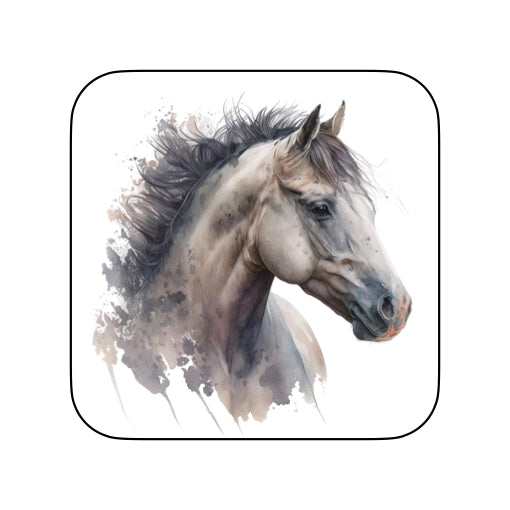 Coasters of Watercolour Horses