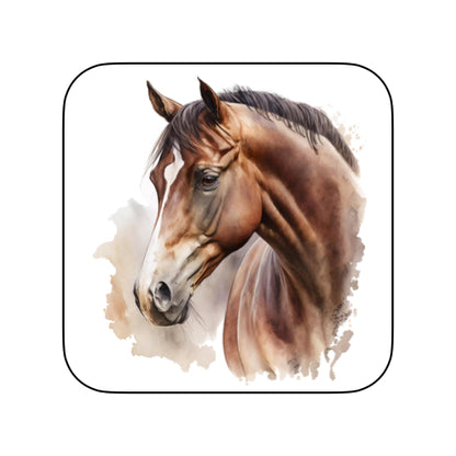 Coasters of Watercolour Horses