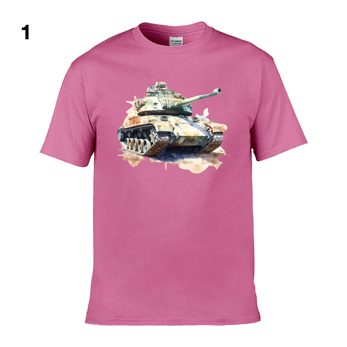 Mens T-Shirt (Gildan Softstyle 64000) - 11 Colours to choose from with an image of - Tank 7