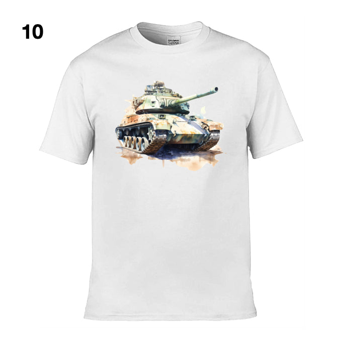 Mens T-Shirt (Gildan Softstyle 64000) - 11 Colours to choose from with an image of - Tank 7