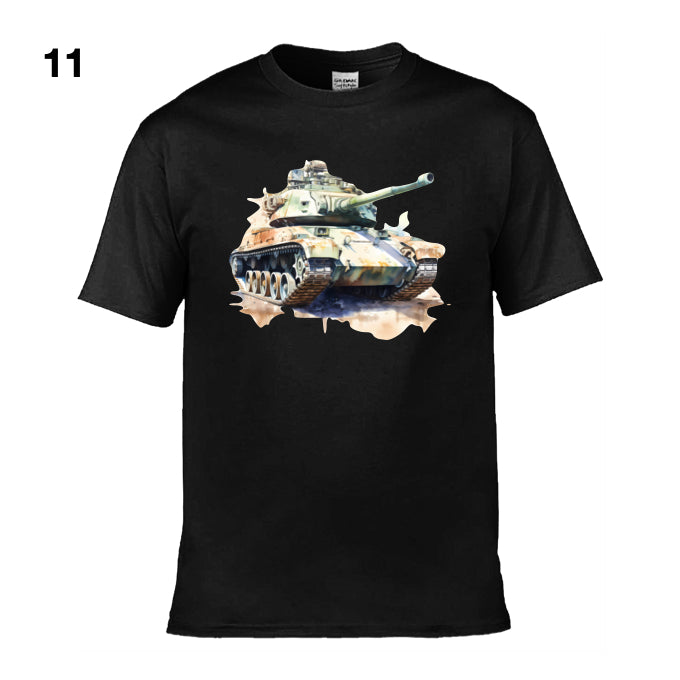 Mens T-Shirt (Gildan Softstyle 64000) - 11 Colours to choose from with an image of - Tank 7